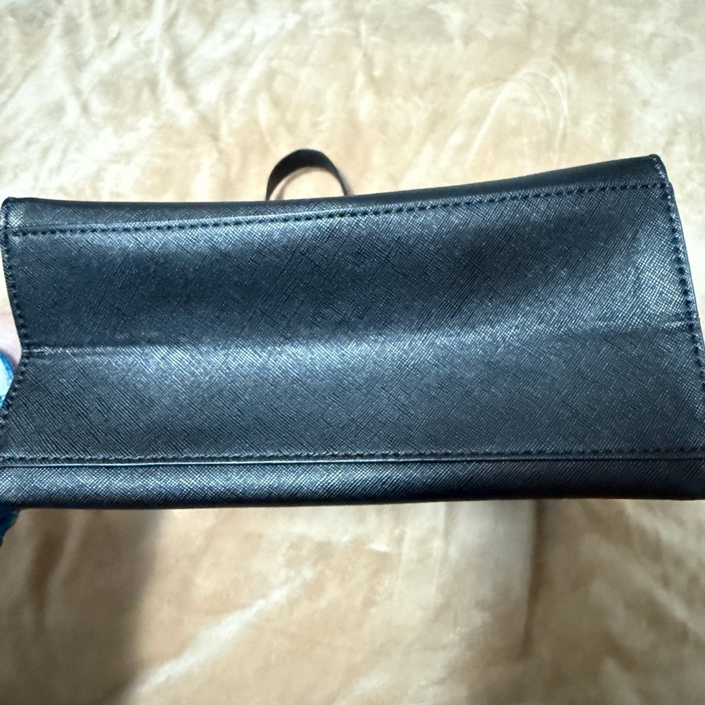 Ted Baker Soocon Faux Leather Tote Elegant Black Handbag - Picture 6 of 6